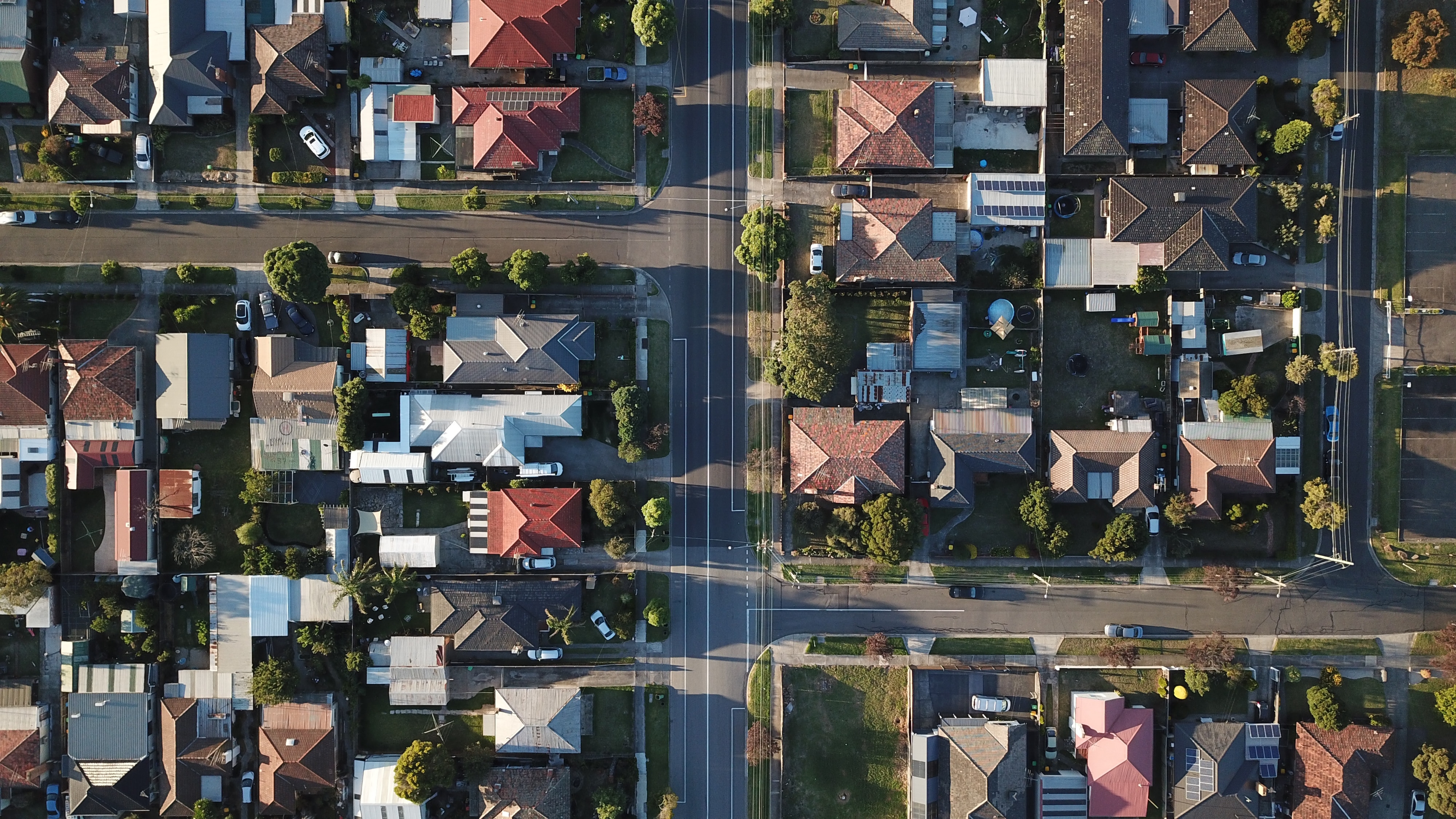 Top-down Suburb Photo